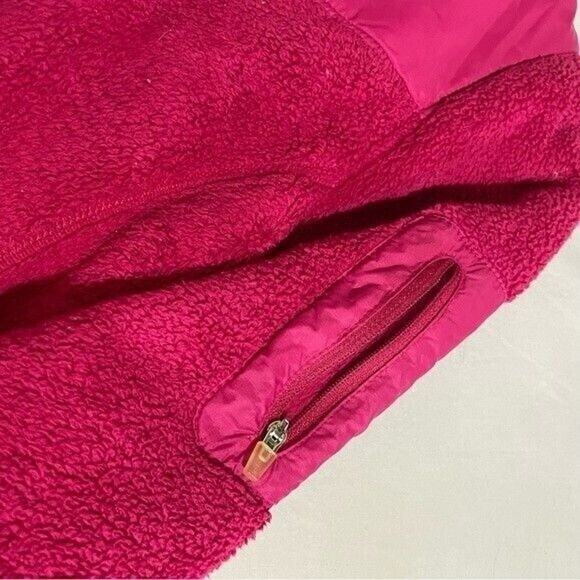 Nike ACG JACKET Womens Medium Jacket Fuchsia Fuzzy Full Zip - Picture 7 of 10
